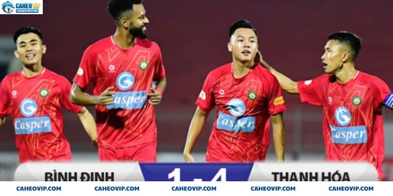 Bình Định có trận thua đậm trước Thanh Hóa 1-4